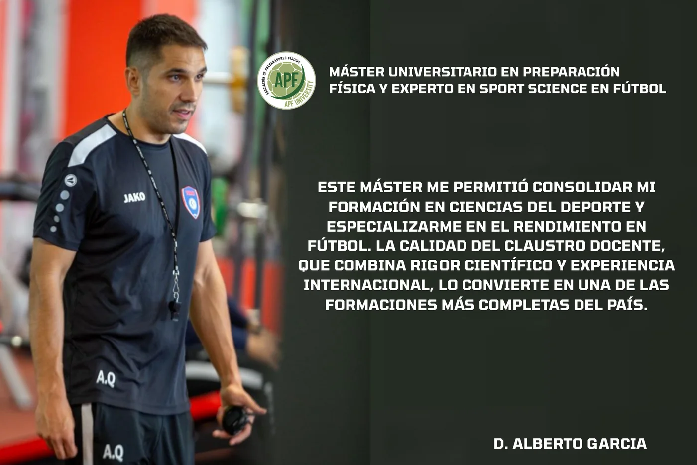 Testimonio de alumno del Máster APF University